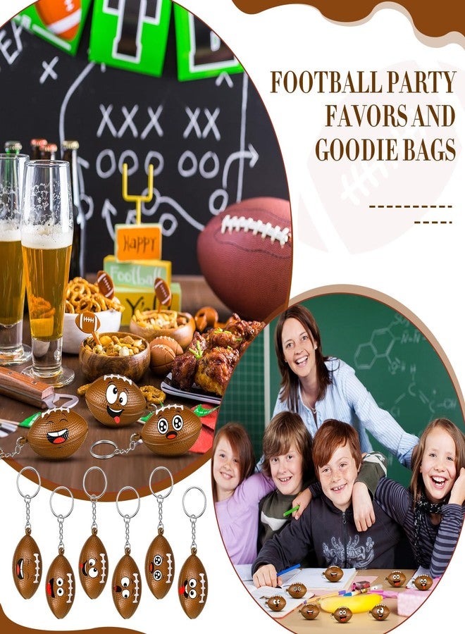 Arrowbash مجموعة أروباش المكونة من 30 قطعة من هدايا حفلات كرة القدم، لوازم حفلات رياضية للأولاد والبنات، كرات صغيرة مضحكة على شكل وجوه، سلاسل مفاتيح لتخفيف التوتر، كرات لطيفة لتخفيف التوتر لمحبي كرة القدم، جوائز للفرق، تخفيف القلق، هدايا رياضية - Image 5